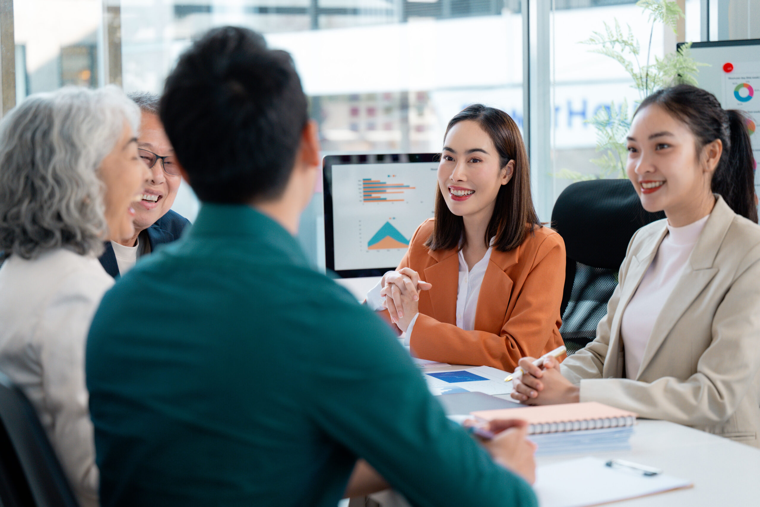 Business Team Discussing A Project During A Meeting In The Office